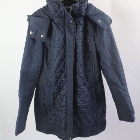 Women's Blue Puffer Jacket Marc Jacobs Size Medium - Picture 7 of 16